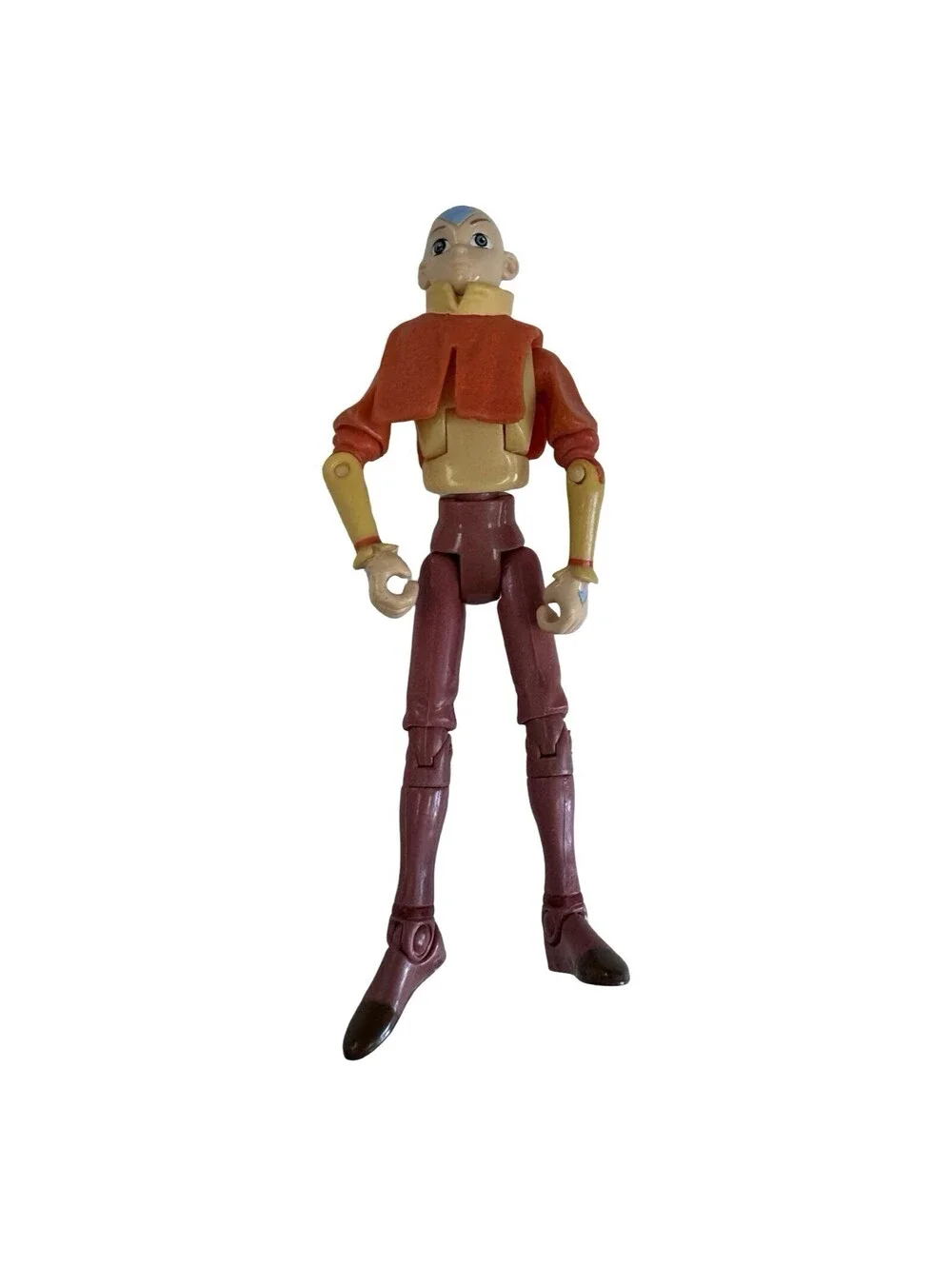 Avatar Last Airbender Aang Figure 2005 Mattel Missing Outer Clothes
